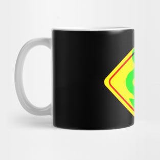 Winding Road Psychedelic Road Sign Mug